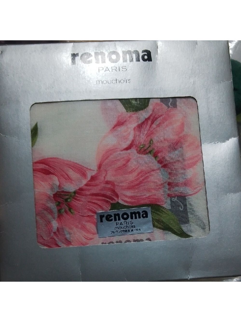 Renoma Paris Floral Handkerchief